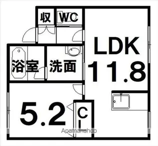Solana(ソラナ)【1階】の間取り